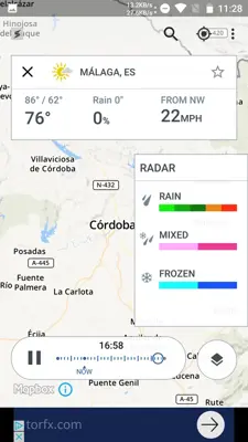 Storm Radar android App screenshot 0